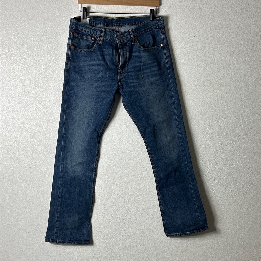 Levi's 527 Slim Bootcut Men's Dark Blue Jeans
